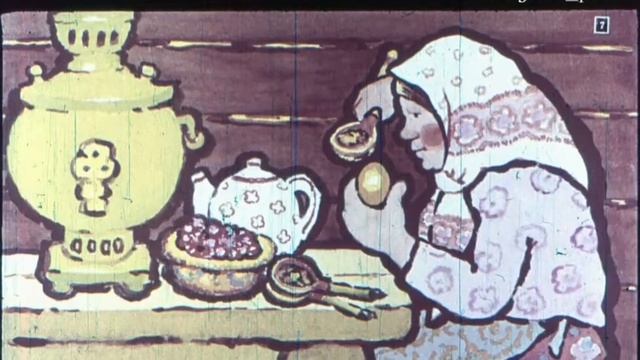 Диафильм "КУРОЧКА РЯБА" смотреть онлайн