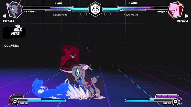 Xenolith246 (Oleander) vs AzureArcana (Paprika) - Them's Fightin' Herds FT5 Set смотреть онлайн