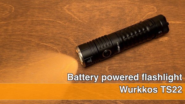 Светодиодный фонарик Wurkkos TS22! Светодиод XHP70.2 с дальностью до 191 метра! Тесты на 120 метров