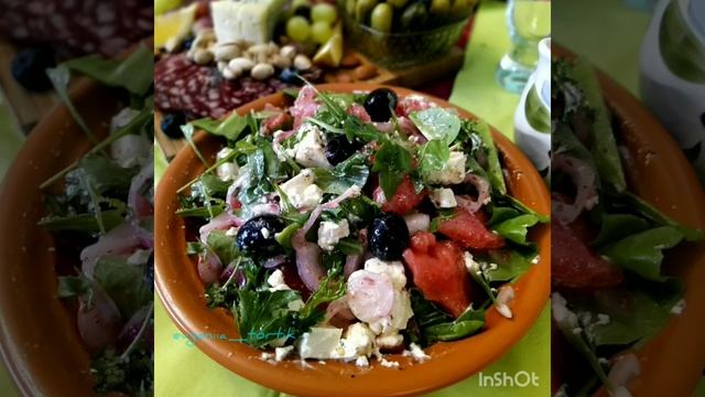 Салат "Летний с арбузом"/Summer salad with watermelon 🍉 смотреть онлайн