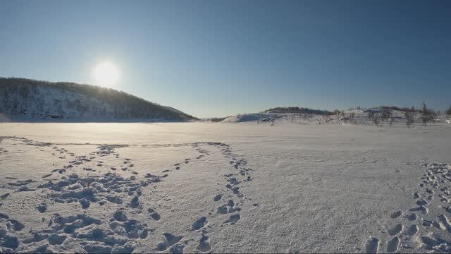 Зимняя рыбалка на озере Сайда. смотреть онлайн