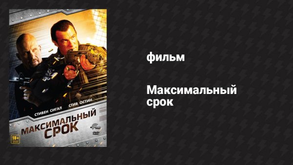 Максимальный срок (фильм, 2012)