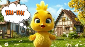 Как Говорят Животные - ЦЫПЛЁНОК + Развивающие Мультики для Детей + Развивающие,Познавательные Видео