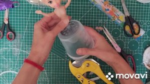 Кукла светильник из изолона, часть 1