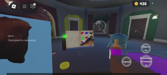 Прохождение в роблокс второй части игры Малыш в желтом (The Baby In Yellow: Black Cat)