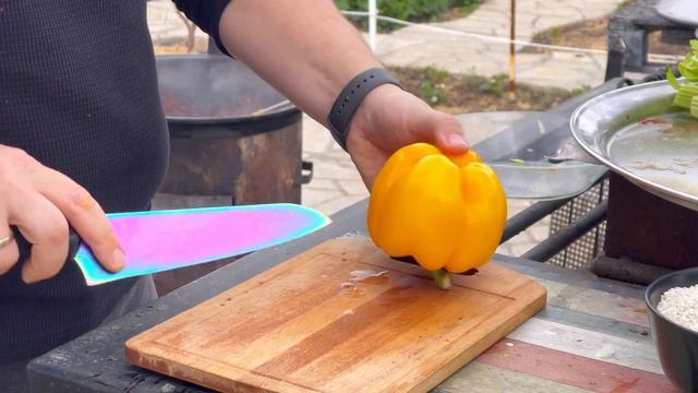 Его всегда едят в Рамадан! Харира-традиционный марокканский суп! Готовим в казане на костре смотреть онлайн