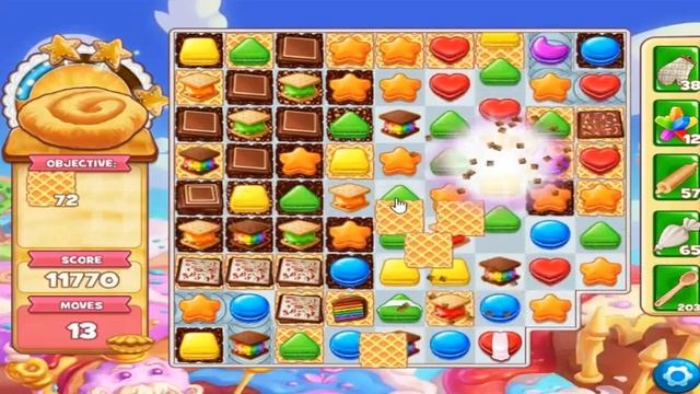 Cookie Jam Level 4176(with mandatory boosters) смотреть онлайн