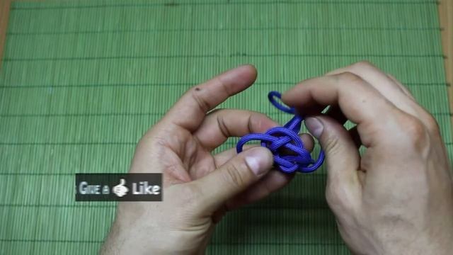 How to make DIamond Knot for Mad Max Paracord Bracelet Stop Knot Diamond смотреть онлайн