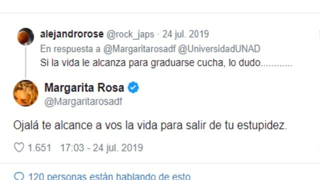 ¡¡  ATENCIÓN !!   MARGARITA ROSA DE FRANCISCO A SUS CASI 54 AÑOS ESTUDIARA En UNA UNIVERSIDAD