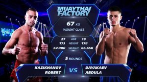 Muaythai Factory Кемерово 05.02.22 Казиханов Роберт vs Даякаев Абдула