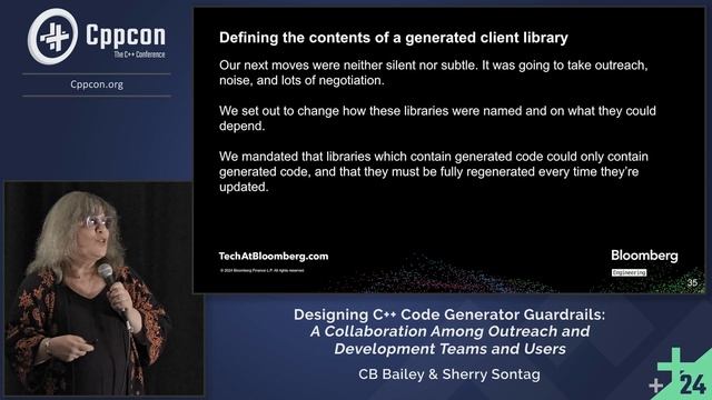 Designing C++ Code Generator Guardrails: A Collaboration Among Outreach & Development Teams & Users смотреть онлайн