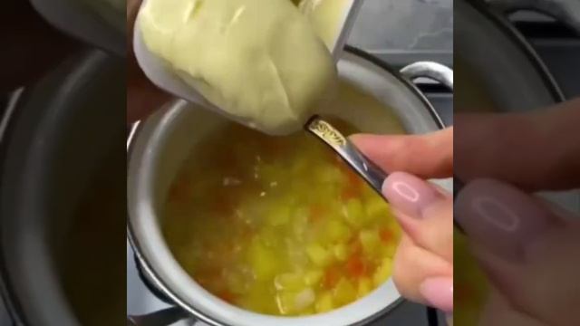 Сирний крем-суп • #shorts #shortsvideo #рецепт #першістрави #рецептиукраїнською смотреть онлайн