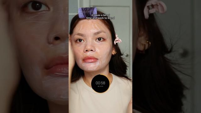 Blending out sunscreen in full HD (no cuts) #shorts #sunscreen смотреть онлайн