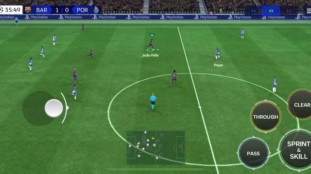 EA Sports FC Mobile: FC Porto Vs FC Barcelona Champions League смотреть онлайн