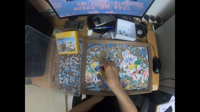 Line Friends Brown and Cony jigsaw puzzle 1000 pieces смотреть онлайн