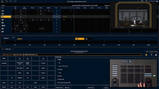 Учебный видеокурс Eos. Дополнительные упражнения по записи кью. смотреть онлайн
