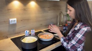 Лапша с креветками в сливочном соусе – Ресторанный рецепт дома!