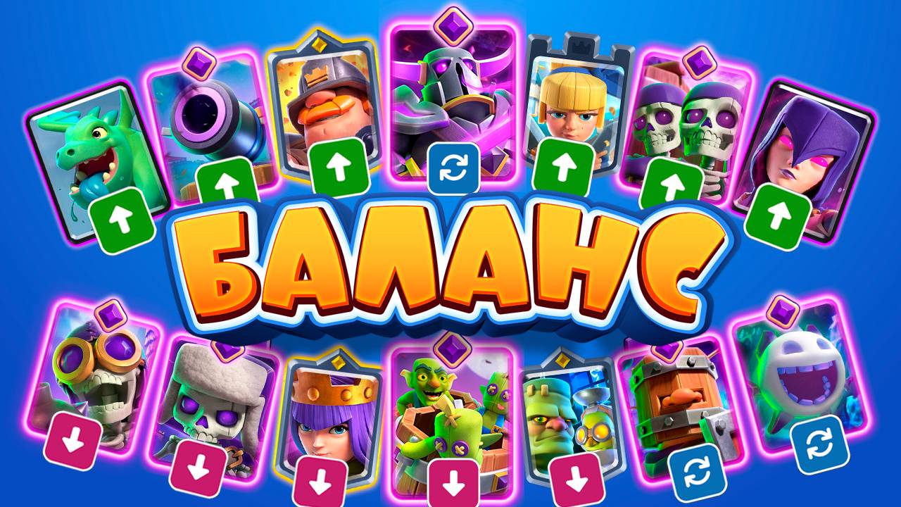 Лучшие Изменения Баланса ЗА ВСЮ ИСТОРИЮ ИГРЫ? | Clash Royale смотреть онлайн