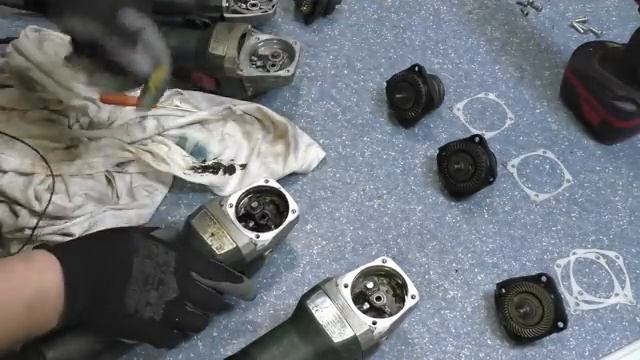 Болгарки METABO смазка редуктора _ сухие с завода W9-125, W820-125, WEV-10-125