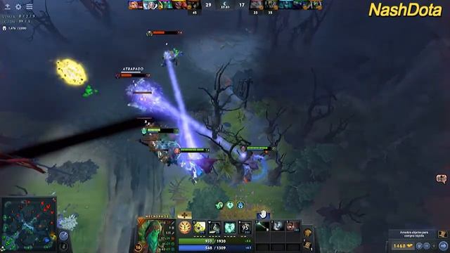 Dota 2 - Necrophos Hard Support Pro 7.27d Skills Damage Push Gameplay / NashDota Winner смотреть онлайн