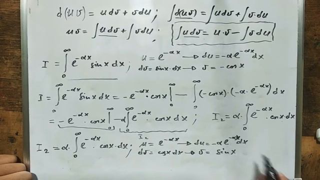 Integrallash Usullari 3- Usul. E^-x*sinx