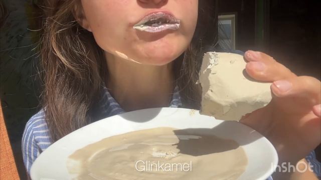 Влажный мел в пасте. Чавканье 💦