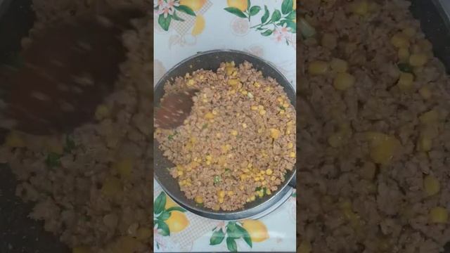 Шаурма а-ля Буритто. Вкусный и сытный ужин.#фарш #лаваш #shorts смотреть онлайн
