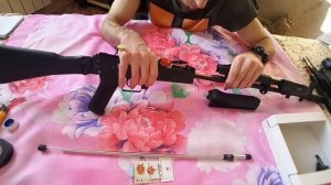 Замена Стволика SHS 6.03 и резинки Хоп Апа  Macaron 70* на страйкбольном приводе Cyma AK74 cm 040 c