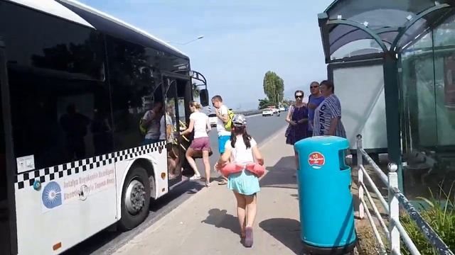 Обзор дороги на море из отеля GREEN LIFE в Кестели смотреть онлайн