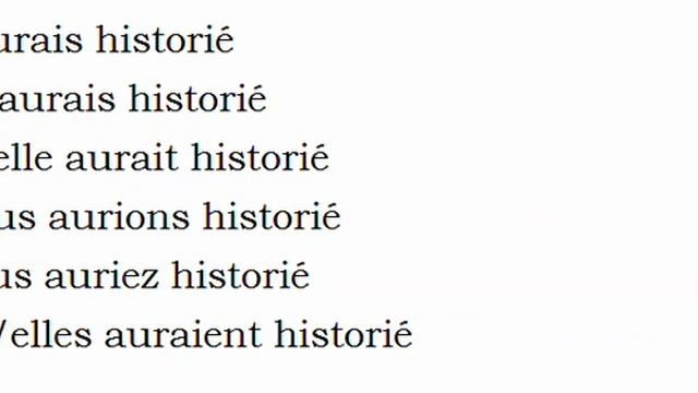 Изучение французского языка = Спряжение глаголов = Historier смотреть онлайн