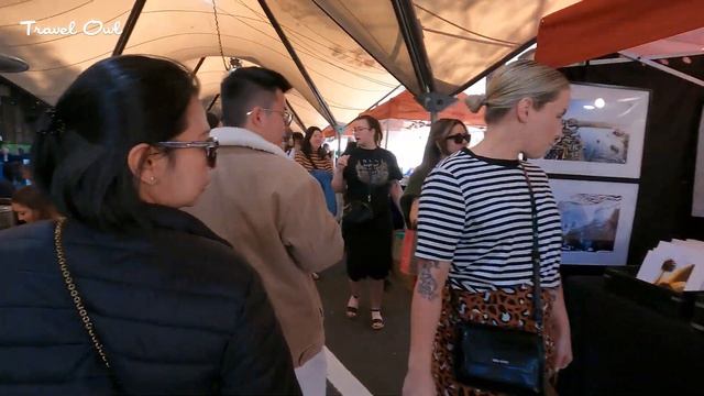 TRIED THE KANGAROO AND CROCODILE MEAT AT THE ROCKS MARKETS SYDNEY AUSTRALIA 🇦🇺. смотреть онлайн