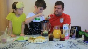 ФОРТУНА СМУЗИ ЧЕЛЛЕНДЖ! Марк, Ева и папа испытывают удачу.