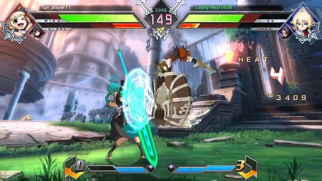 BLAZBLUE CROSS TAG BATTLE | Zephyr v Fun_player11 (Game 7) смотреть онлайн