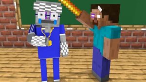 Веселый класс | Школа Майнкрафт | Анимация Майнкрафт