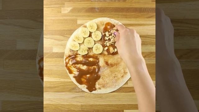 Banoffee Tortilla | Tortilla trend recipe смотреть онлайн
