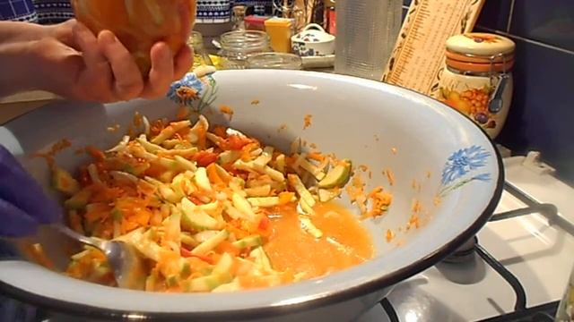 Закуска из кабачков на зиму-1 смотреть онлайн