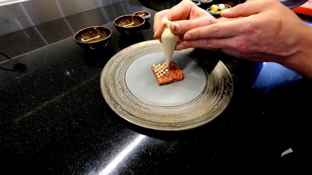 Asian Beef Tartare with Indonesian Wagyu at Apéritif restaurant in Bali, by Chef Nic Vanderbeeken смотреть онлайн