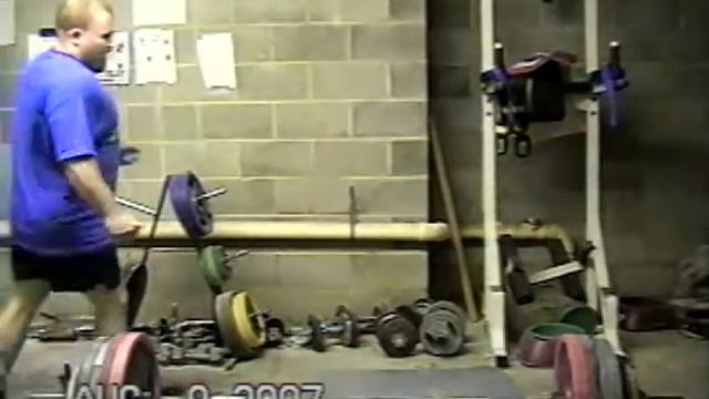 515x3, 485x3 Deadlift (Raw) on 8-9-07 смотреть онлайн