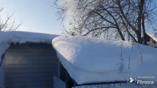 206. На Дачу в марте. Баня ОГОНЬ. смотреть онлайн