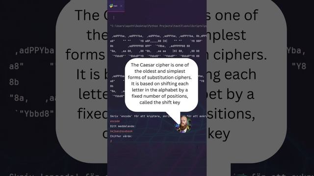 Python Caesar Cipher #udemy #codingchallange #caesars #code #pythonprogramming смотреть онлайн