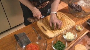 Нежнейший салат из запеченных овощей.