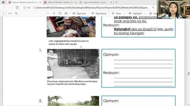 2nd Grading  -3rd Module ( FILIPINO)