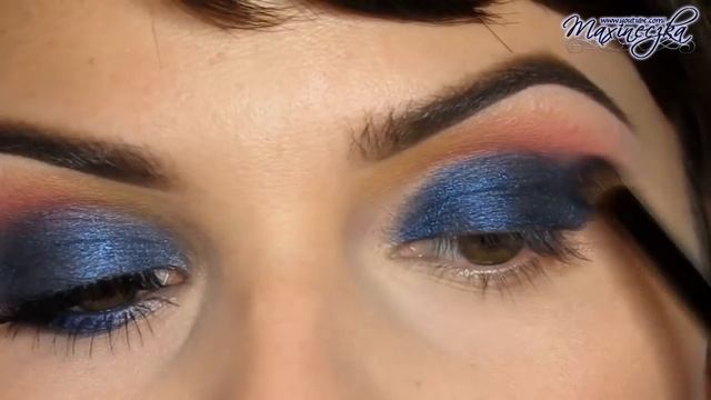 *All Night Blue* - MAKIJAŻ WIECZOROWY DLA BRĄZOWYCH/PIWNYCH OCZU (i nie tylko) смотреть онлайн