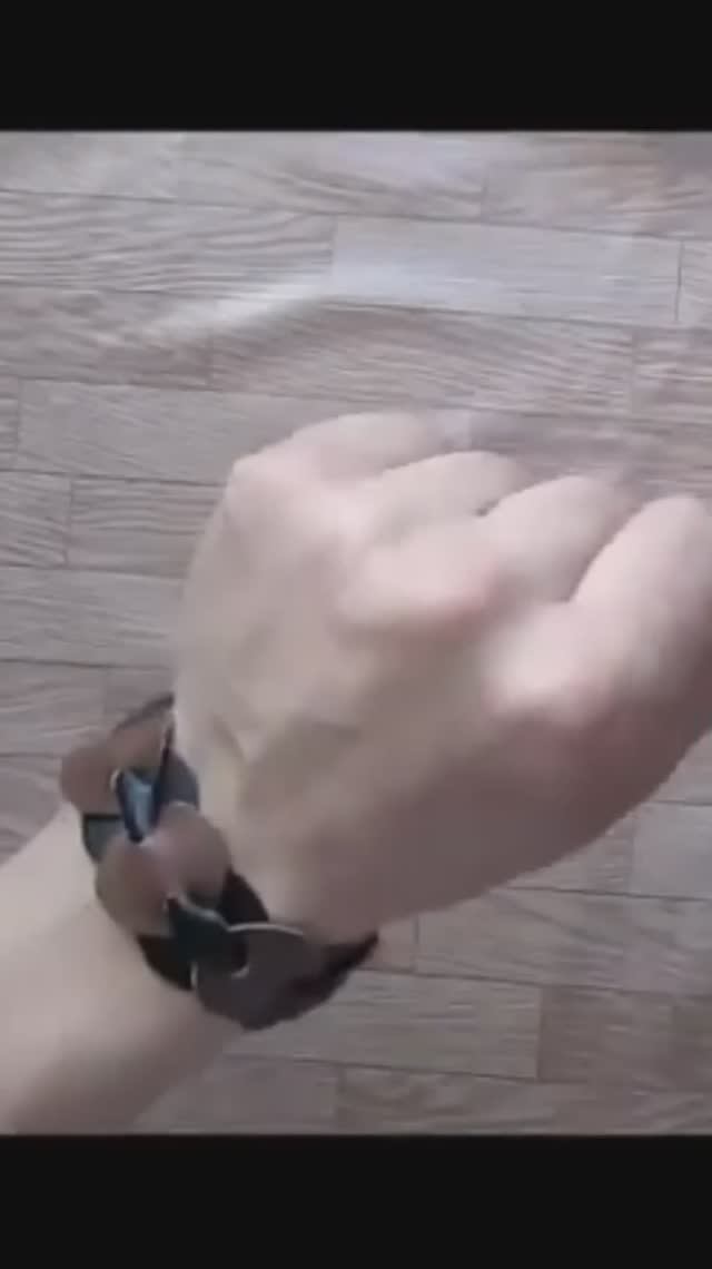 Кожаный браслет. Браслет из кожи с продержкой смотреть онлайн