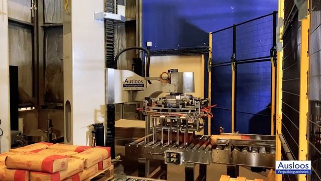 Automatic packaging line for garnet sand with Tecno FF смотреть онлайн