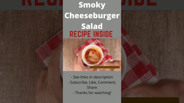 Healthy Smoky Cheeseburger Salad | Fat Loss Keto Recipe | Ketogenic Weight Diet #ketodiet #shorts 1 смотреть онлайн