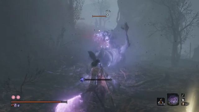 Безголовый и Водяная Орин в Туманном лесу - лёгкий способ (Sekiro: Shadows Die Twice) смотреть онлайн