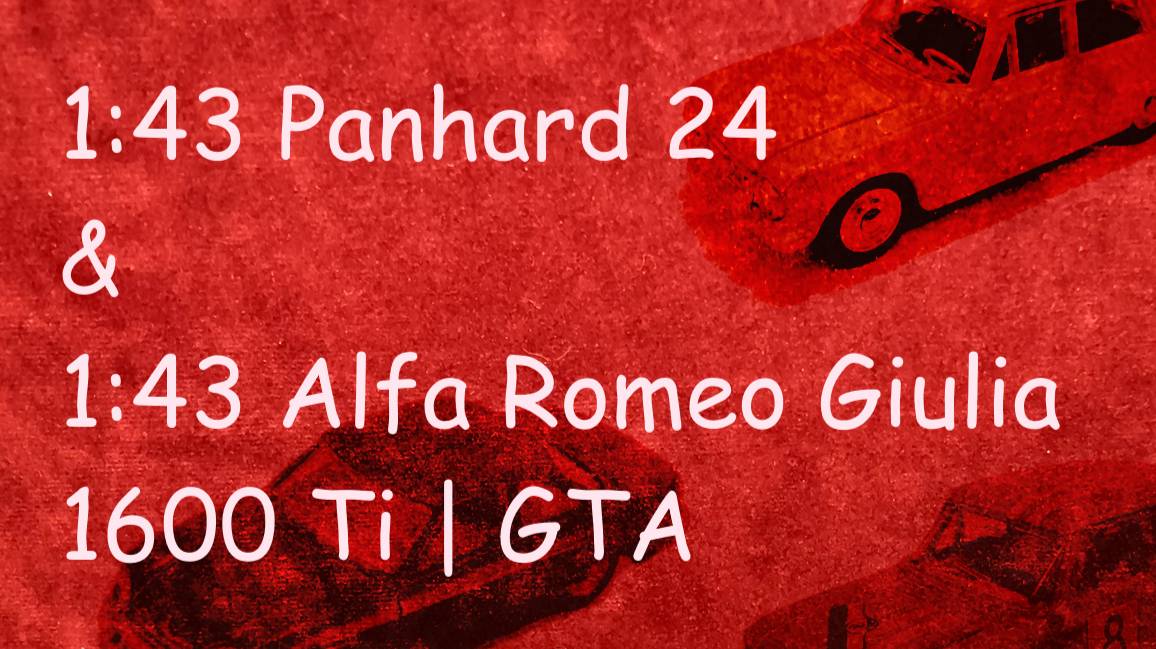 1:43 Panhard 24 & Alfa Romeo Giulia 1600 Ti смотреть онлайн