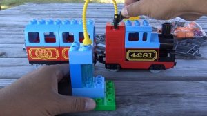 Паровозик Томас из ЛЕГО! LEGO Duplo Train ☆ Игрушечный поезд курсирует по железной дороге!