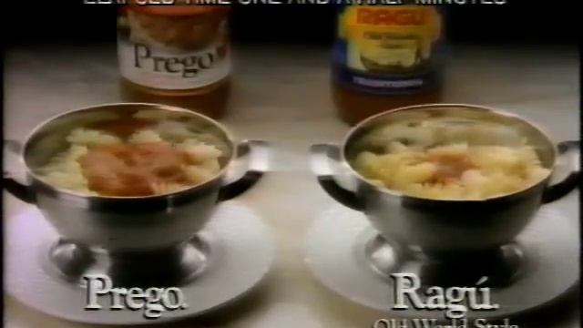 Prego VS Ragu 1995 смотреть онлайн